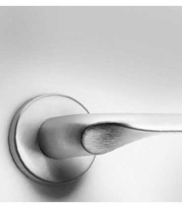 Poignée de porte série CHOP Chromé satiné