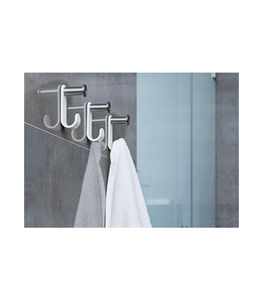 Patère double crochet série R-White