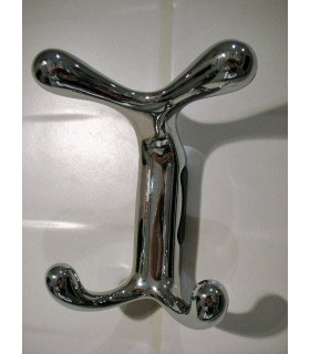 Patère Quatro chromé brillant Patère Quatro chromé brillant