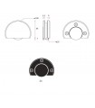 Kit roller série Ferrovia system pour porte en verre Kit roller série Ferrovia system pour porte en verre