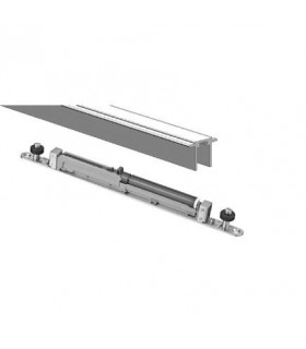 Rail de guidage haut pour porte en bois