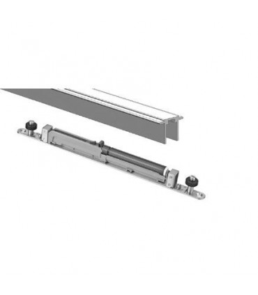 Rail de guidage haut pour porte en bois