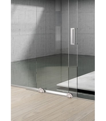 Kit roller série Ferrovia system pour porte en verre
