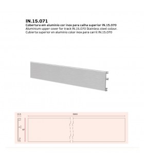 Enjoliveur pour profil supérieur IN15070 Enjoliveur pour profil supérieur IN15070