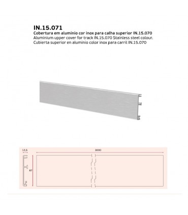 Enjoliveur pour profil supérieur IN15070