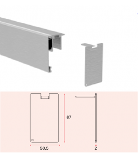 Lot de deux embouts de finition Lot de deux embouts de finition