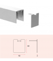 Lot de deux embouts de finition