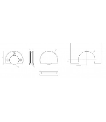 Kit roller série Ferrovia system pour porte en verre