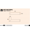 Paire de poignée LINK IN.00.409 Paire de poignée LINK IN.00.409