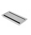 Passe câble zamack série Rectangular double Passe câble zamack série Rectangular double