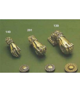 Heurtoir de porte en forme de main