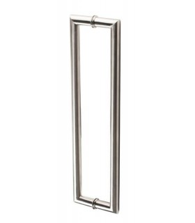 Paire de poignée inox tubulaire série Rhine