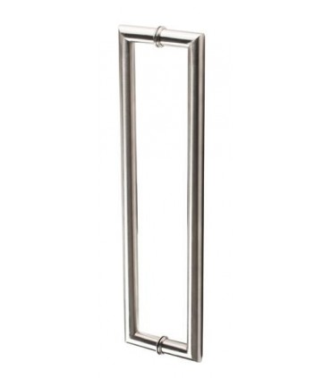Paire de poignée inox tubulaire série Rhine
