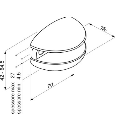 Support d'étagère QUA QUA