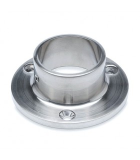 Embase 60 mm à visser pour tube rond 25,4 mm Embase 60 mm à visser pour tube rond 25,4 mm