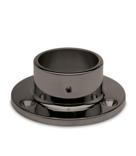 Embase 60 mm à visser pour tube rond 25,4 mm Embase 60 mm à visser pour tube rond 25,4 mm