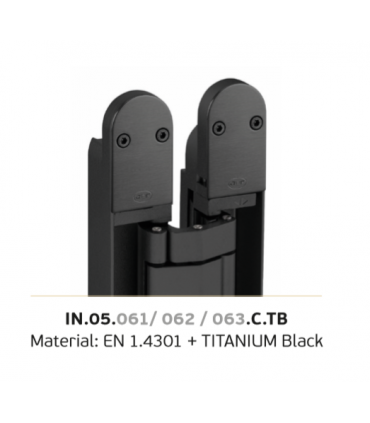 Set de 4 capots de finition pour charnière série Coplan