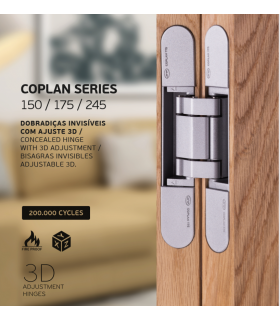 Paumelle invisible 3D COPLAN 245