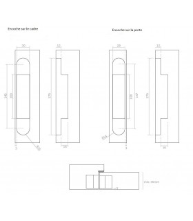 Paumelle 3D ajustement COPLAN 165