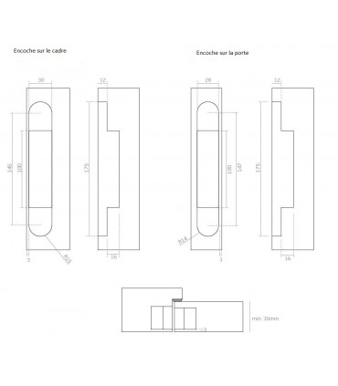 Paumelle 3D ajustement COPLAN 165