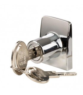 Serrure de vitrine à coller pour porte de vitrine en verre Serrure de vitrine à coller pour porte de vitrine en verre