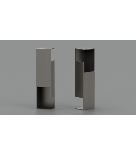 Poignée à encastrer série Did.4257 pour porte en bois