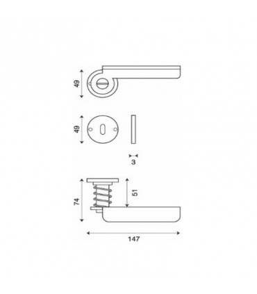 Poignée SVING by Dirk Ploos Van Amstel