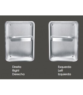 Poignée cuvette à droite et à gauche