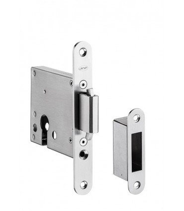 Serrure à larder pour porte coulissante en bois