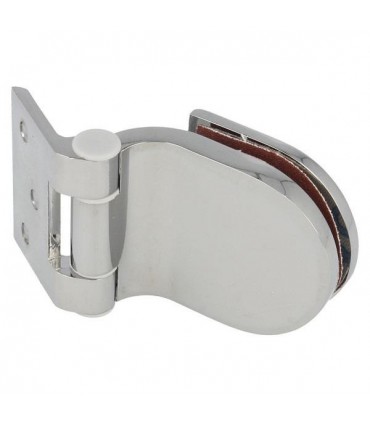 Charnière pour porte de sauna en verre