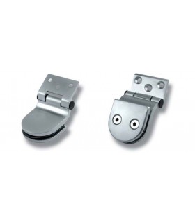 Charnière pour porte de sauna en verre Charnière pour porte de sauna en verre