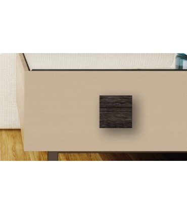 Poignée et bouton série Nature wengué