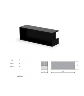 Poignée à encastrer série I.4258 pour porte en bois