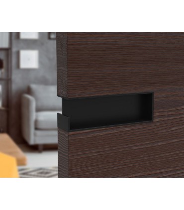 Poignée à encastrer série I.4258 pour porte en bois