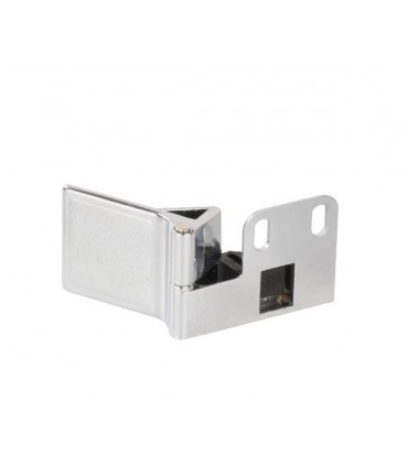 Charnière intermédiaire a blocage pour porte en verre d'épaisseur maxi 6 mm