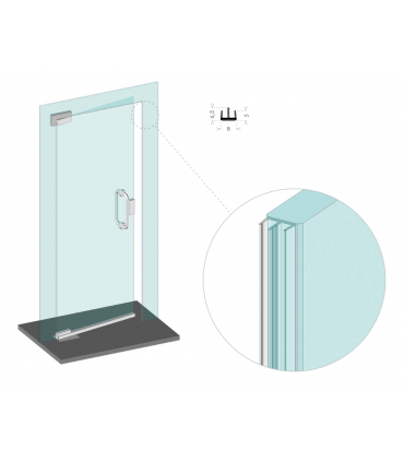 Joint adhésif Glass Lip