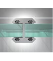 Profil Glass to glass montage sans silicone Profil Glass to glass montage sans silicone