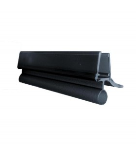 Joint d'étanchéité bas de porte en PVC Noir Joint d'étanchéité bas de porte en PVC Noir