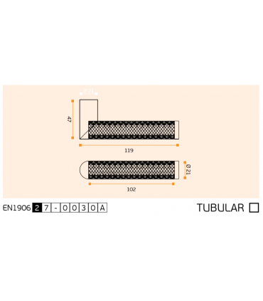 Paire de poignée Link Silver Collection 440