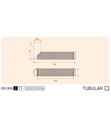 Paire de poignée Link Silver Collection 441