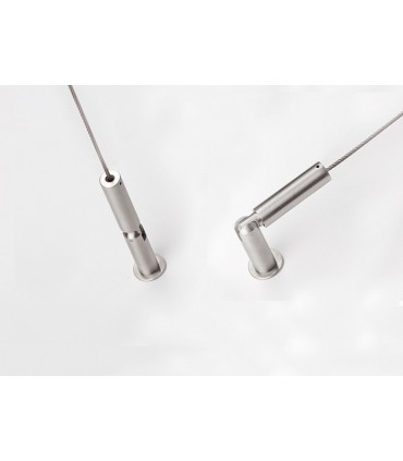 Fixation haute ou basse orientable pour câble Ø 3 mm