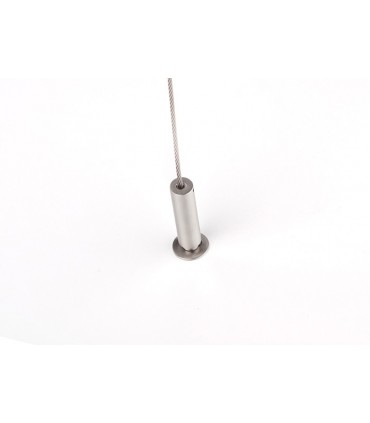Fixation haute ou basse en inox pour câble Ø 2.5 à 3 mm