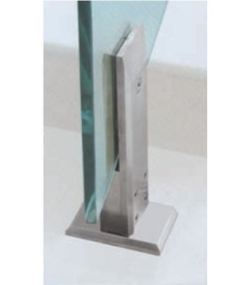 Pince à verre de sol série Vista ronde 300