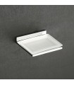 Etagère porte savon fixation murale avec réceptacle verre série Valencia VBA904 Etagère porte savon fixation murale avec réceptacle verre série Valencia VBA904