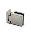 Charnière carrée pour porte en verre fixation contre mur Charnière carrée pour porte en verre fixation contre mur