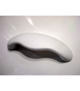 Poignée cuvette série Shell blanche