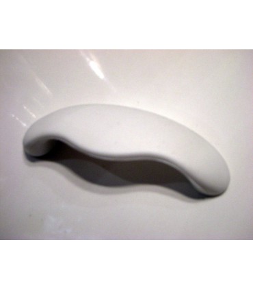 Poignée cuvette série Shell blanche