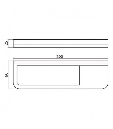 Petit porte serviette série Valencia VBA904
