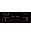 Porte serviette 450 ou 600 mm série Valencia VBA902 Porte serviette 450 ou 600 mm série Valencia VBA902