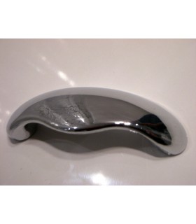 Poignée cuvette série Shell chromé brillant